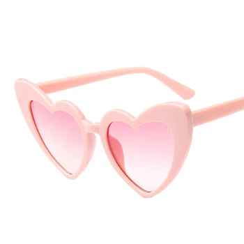 Новые солнцезащитные очки для вечеринок, Многоцветные солнцезащитные линзы высокой четкости, Подарочные очки в форме сердца, Принадлежности для украшения вечеринок